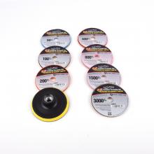 Toolway 120832 - 8pc Diamond Wet/Dry Polishing Pads with Adapter
