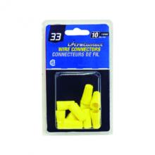 Toolway 140068 - Twist On Wire Connector #33 (M) Yellow 10pk