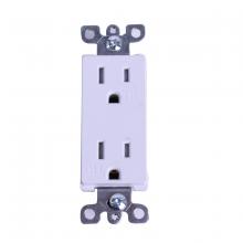 Toolway 140161 - Decora 15-Amp T/P Duplex Receptacle White