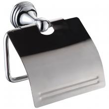 Toolway 180494 - Toilet Paper Holder With Cover Chrome 5.3in