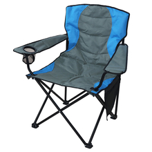Toolway 184045 - Oversized Camping Chair With Nylon Carry Bag Grey/Blue