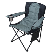 Toolway 184047 - Oversized Camping Chair With Nylon Carry Bag Grey/Black