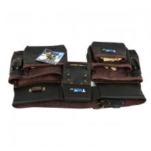 Toolway 187042 - Prestige Waist Apron Leather 15-Pocket with Leather Belt (2L/3M/10S)