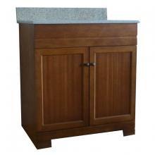 Toolway 188015 - Vanity with Granite Top 2-Door 30x22x38" Beige