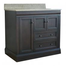Toolway 188017 - Vanity with Granite Top 36in Beige