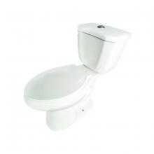 Toolway 188043 - 2-Piece Toilet Dual Flush 4L/6L Elongated Bowl White
