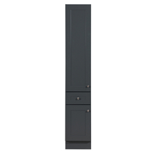Toolway 188284 - Newport Tower Cabinet 2-Door/1-Drawer 15x12x84" Dark Grey