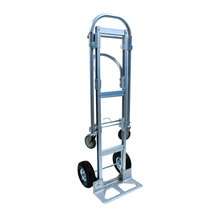 Toolway 191005 - Convertible Aluminum Hand Trolly/4 Wheel Cart 550LB Capacity