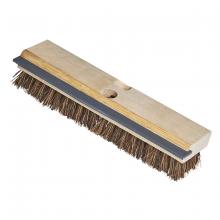Toolway 222601 - Deck Scrub Brush & Squeegee Head only Stiff  Bristle 11in
