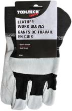 Toolway 337035 - 1PR Leather Work Gloves Half Lined