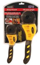 Toolway 708568 - 2Pc Strap Wrench Set