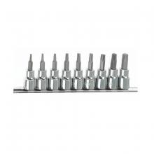 Toolway 710846 - 10PC Torx Bit Socket Set 3/8in Dr
