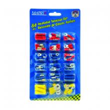 Toolway 714243 - 84 pc Insulated Terminal Assortment