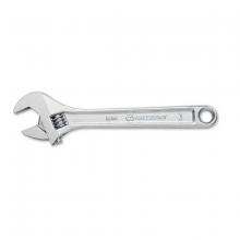 Toolway 80025400 - Adjustable Wrench 10in Chrome Carded