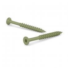 Toolway 82010066 - Screw Deck Green Ceramic N°8 x 1 ½in 100/Pk