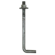 Toolway 82059669 - 50Pk LBOLT50800  ANCHOR BOLT 1/2 X 8 L-BOLT