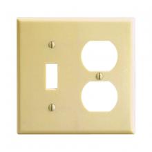 Toolway 83015136 - 2 Gang Ivory Toggle/Duplex Plate