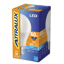 Toolway 83160026 - Attralux Bulb A19 LED Dimmable 10W Daylight