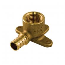 Toolway 84009377 - PEX Fitting Brass Elbow 90° Drop Ear ½ PEX x ½ FIP Lead Free