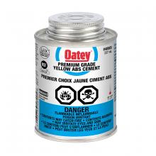 Toolway 84010263 - ABS Cement With Brush 237ml Yellow