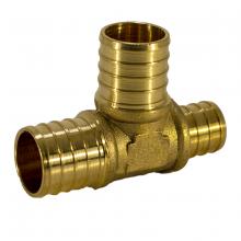 Toolway 84052483 - Pex Tee Brass 1in x ¾in x 1in