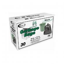 Toolway 87090030 - 30PC Household Garbage Bags 26x36in Black