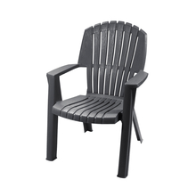Toolway 88011077 - Cape Cod Plastic Patio Stacking Chair Grey