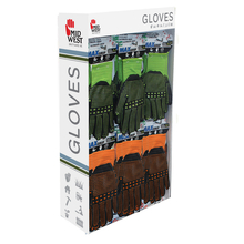 Toolway 88017267 - 48Pair Display Gloves Work Unisex Max Grip Chemical Resistant Sizes: S/M(24), L/XL(24)
