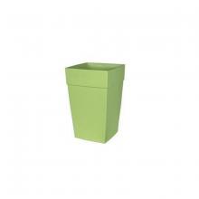 Toolway 88035834 - Harmony Self-Watering Planter Plastic Tall Square 8x8x12 Bamboo Green