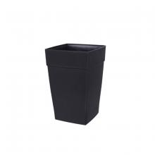 Toolway 88035836 - Harmony Self-Watering Planter Plastic Tall Square 8x8x12 Black