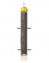 Toolway 88039900 - Finch Feeder Upside Down Thistle Tube Holds 2Lb of Nyjer/Thistle