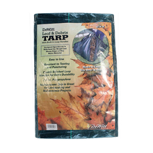 Toolway 88082296 - Leaf & Debris Gathering Tarp With Handles 9ft x 9ft Green