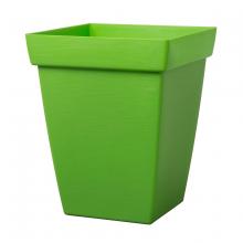 Toolway 88087808 - Bamboo Self-Watering Contemporary Planter Plastic Square 7in Green