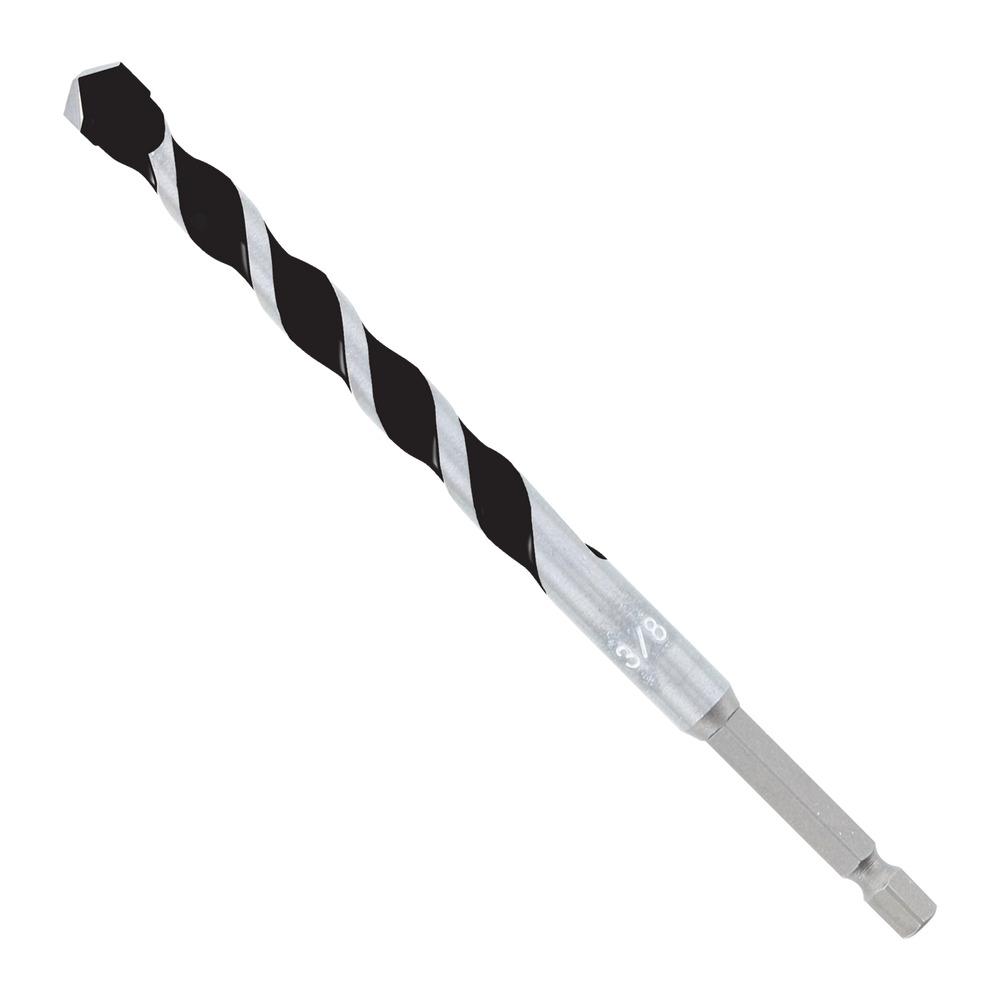 3/8&#34; x 4&#34; x 6&#34; Multi-Material Carbide-Tipped Hammer Drill Bit<span class=' ItemWarning' style='display:block;'>Item is usually in stock, but we&#39;ll be in touch if there&#39;s a problem<br /></span>