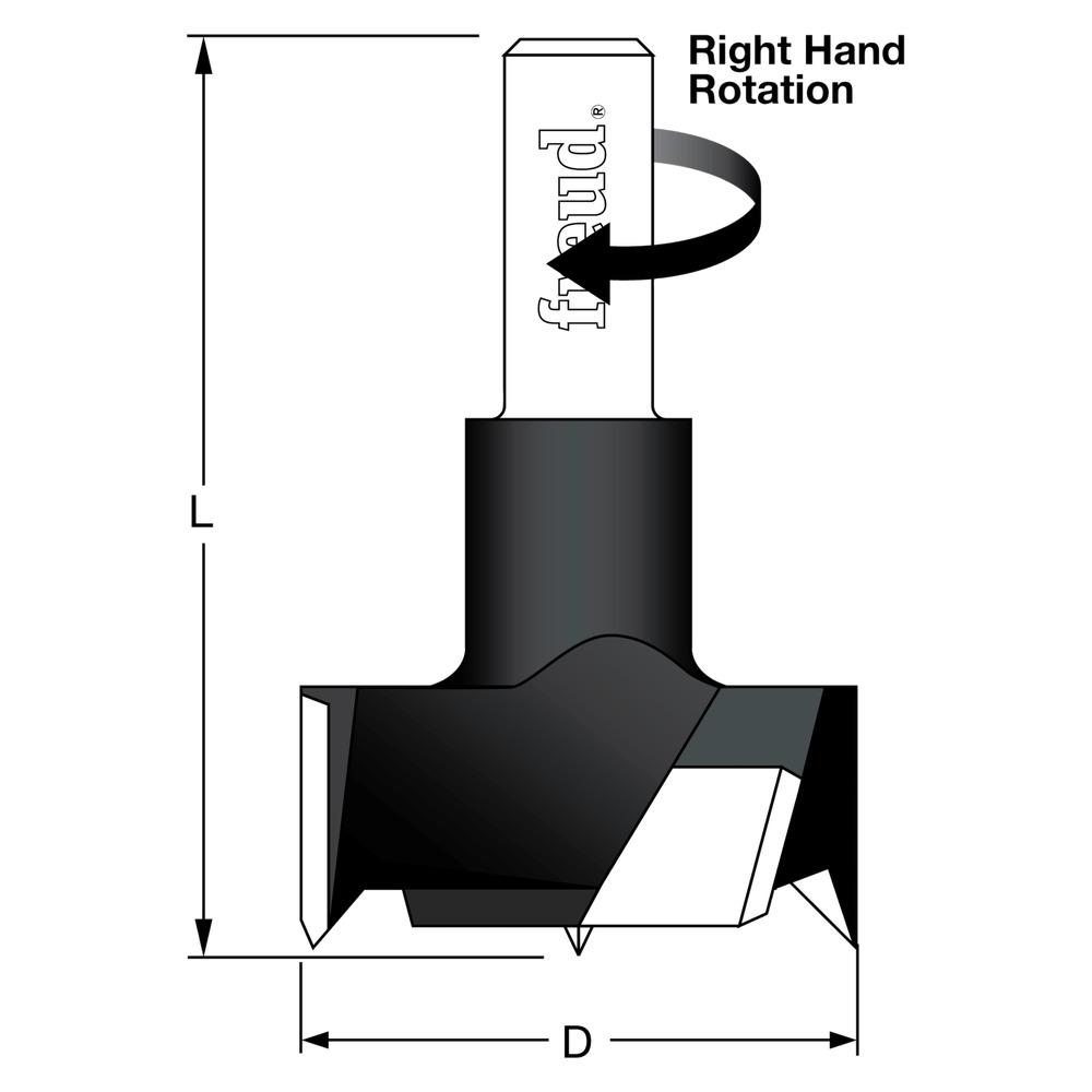 26 mm (Dia.) Cylinder (Hinge) Bit<span class=' ItemWarning' style='display:block;'>Item is usually in stock, but we&#39;ll be in touch if there&#39;s a problem<br /></span>