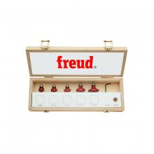 Freud 89-102 - 5 Piece Round Over/Beading Bit Set (1/4" Shank)