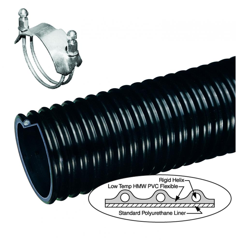 Ureflexâ„¢ UF1â„¢ Series Heavy Duty Polyurethane Lined Material Handling Hose<span class=' ItemWarning' style='display:block;'>Item is usually in stock, but we&#39;ll be in touch if there&#39;s a problem<br /></span>