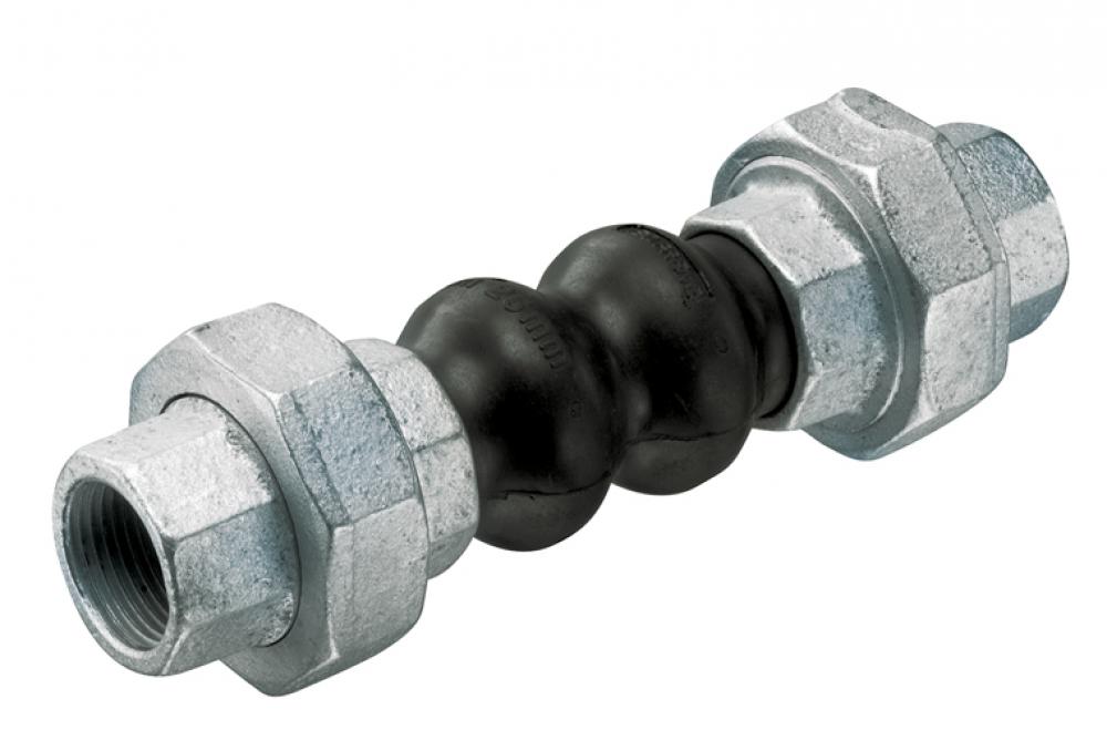 Threaded Union Rubber Expansion Joint<span class=' ItemWarning' style='display:block;'>Item is usually in stock, but we&#39;ll be in touch if there&#39;s a problem<br /></span>