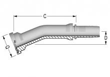 Kuri Tec A-2024-C612 - Inserts for Two-Piece Fittings - US End Configurations - 22Â° O-Ring Flange SAE J518 Cod