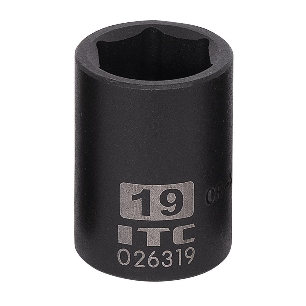 1/2&#34; DR x 19 mm Impact Socket - 6 Point<span class=' ItemWarning' style='display:block;'>Item is usually in stock, but we&#39;ll be in touch if there&#39;s a problem<br /></span>