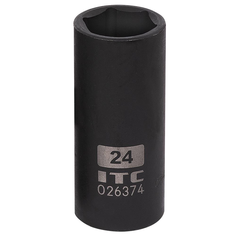 1/2&#34; DR x 24 mm Deep Impact Socket - 6 Point<span class=' ItemWarning' style='display:block;'>Item is usually in stock, but we&#39;ll be in touch if there&#39;s a problem<br /></span>