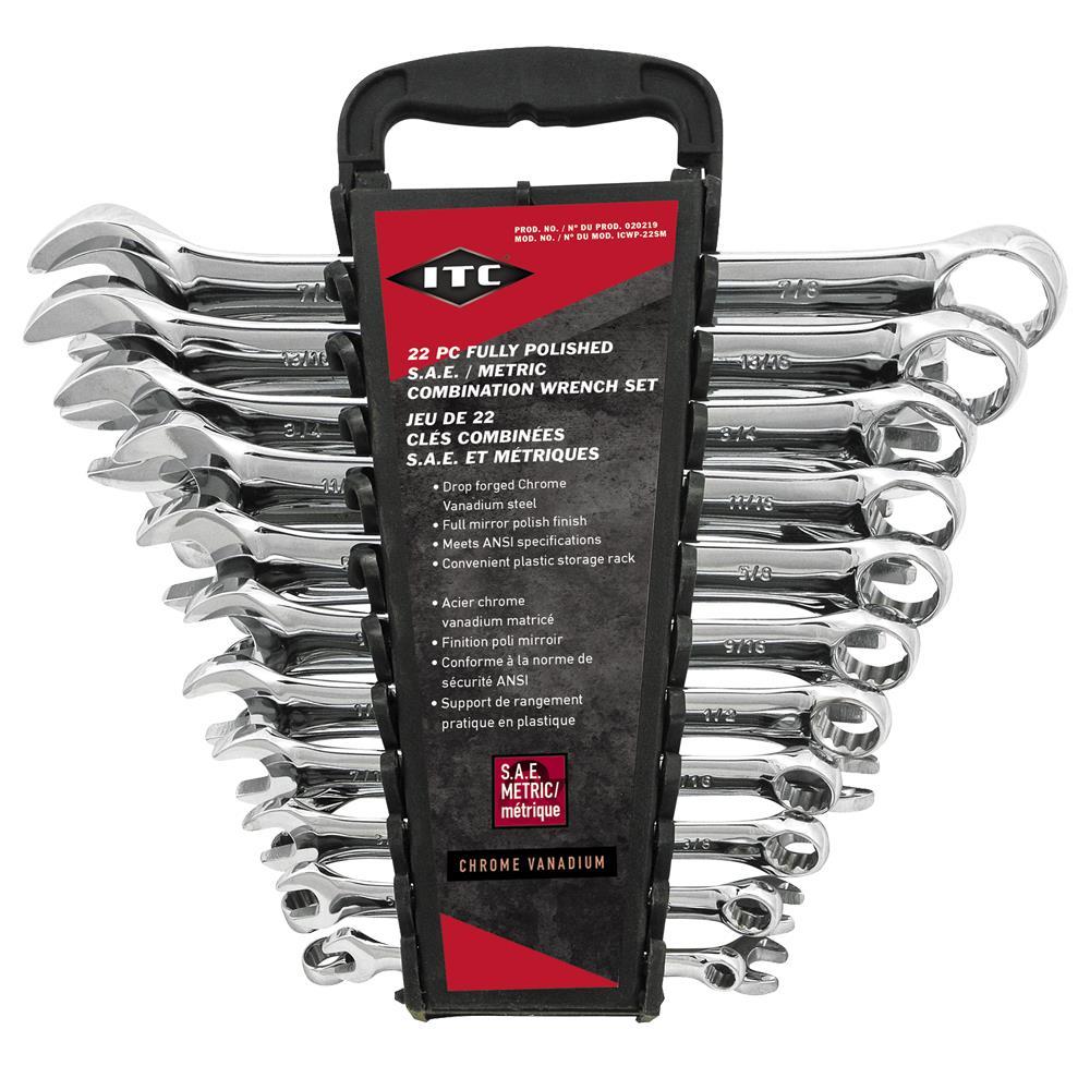 Polished Combination Wrench Sets<span class=' ItemWarning' style='display:block;'>Item is usually in stock, but we&#39;ll be in touch if there&#39;s a problem<br /></span>