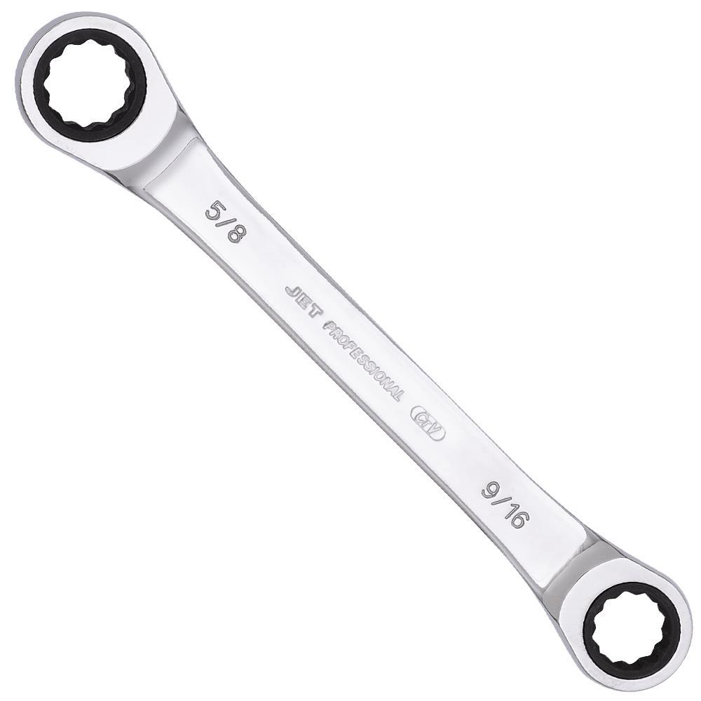 Ratcheting Double Box Wrench - 9/16â? x 5/<span class=' ItemWarning' style='display:block;'>Item is usually in stock, but we&#39;ll be in touch if there&#39;s a problem<br /></span>