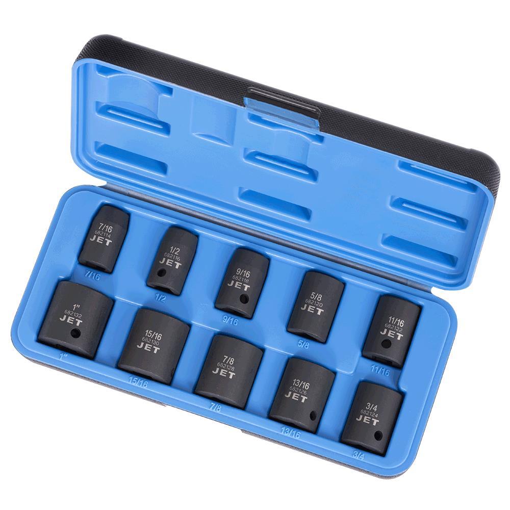 10-PC 1/2&#34; DR SAE Impact Socket Set - 6 pt<span class=' ItemWarning' style='display:block;'>Item is usually in stock, but we&#39;ll be in touch if there&#39;s a problem<br /></span>
