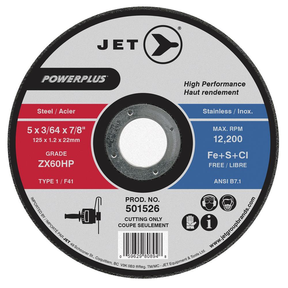 7 x 1/16 x 7/8 ZX46HP POWERPLUS T1 Cut-Off Wheel<span class=' ItemWarning' style='display:block;'>Item is usually in stock, but we&#39;ll be in touch if there&#39;s a problem<br /></span>