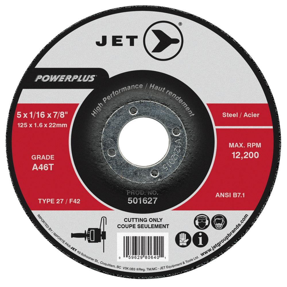 A46T PowerPlus T27 Cut-Off Wheels - 4-1/2&#34; x 1/16&#34; x 7/8&#34;<span class=' ItemWarning' style='display:block;'>Item is usually in stock, but we&#39;ll be in touch if there&#39;s a problem<br /></span>