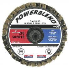 Jet - CA 502015 - 2" Z80 POWERBLEND Roll-on Flap Disc - Type R Mount