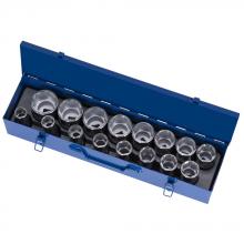 Jet - CA 601407 - 16-PC 3/4" DR Deep SAE Socket Set - 6 pt
