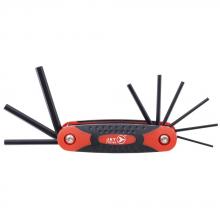 Jet - CA 775144 - Folding Hex Key Set - SAE - 9 pc