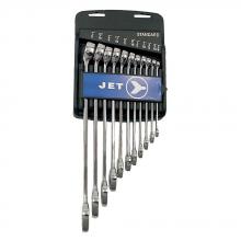 Jet - CA 700132 - Long Pattern Fully Polished Combination Wrench Set - SAE - 11 pc